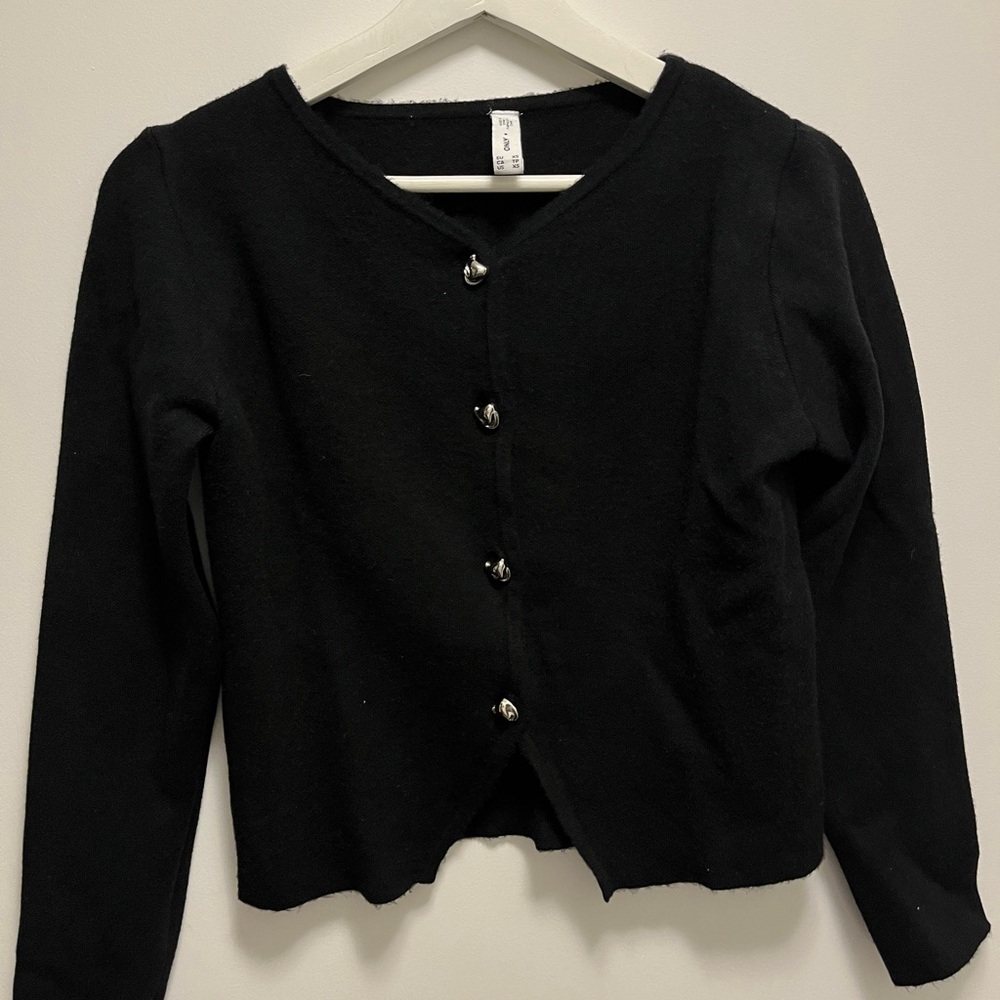 Only Black Women's Cardigan Sweater